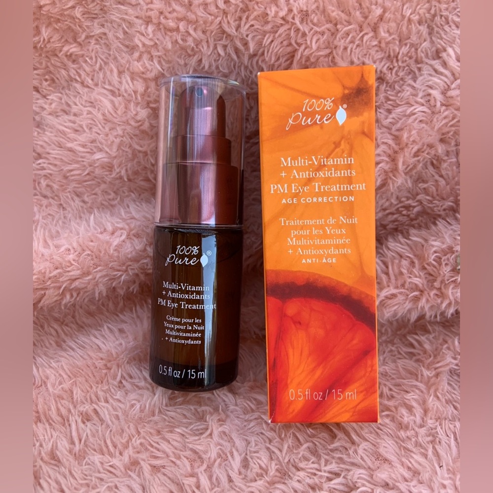 NWT 100% Pure Multi-Vitamin + Antioxidants PM Eye Treatment - Picture 11 of 12